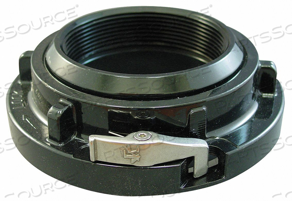 FIRE HOSE STORZ TO SOLID ADAPTER - 4 IN. NPT FEMALE X 4 IN. STORZ by Moon American FIRE HOSE STORZ TO SOLID ADAPTER - 4 IN. NPT FEMALE X 4 IN. STORZ by Moon American