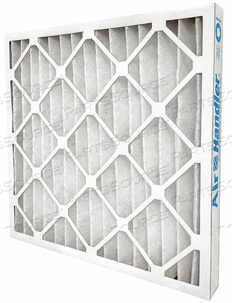 PLEATED AIR FILTER, HIGH CAPACITY, MERV 10, 20 X 20 X 2 IN by Air Handler