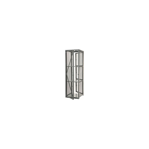 STOR-MORE FOUR TIER 4 DOOR DISPATCHER LOCKER, 36"WX36"DX79-1/2"H,GRAY,UNASSEMBLED by Folding Guard