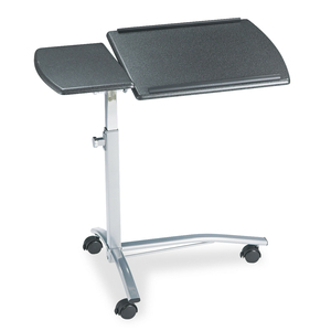 LAPTOP COMPUTER CADDY, 29.5" X 20" X 27" TO 38", ANTHRACITE by Safco