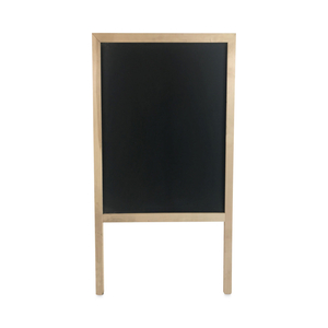 BLACK CHALKBOARD MARQUEE BOARD. 24 X 42, NATURAL WOOD FRAME by Flipside Products Inc