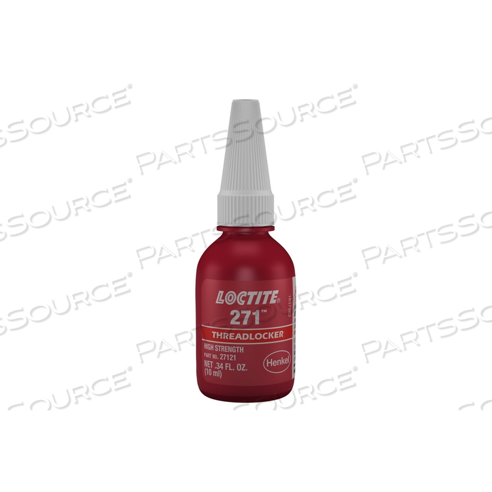 RED 10ML BOTTLE LIQUID FORM ACRYLIC HIGH STRENGTH LOW VISCOSITY THREADLOCKER by Loctite Brand RED 10ML BOTTLE LIQUID FORM ACRYLIC HIGH STRENGTH LOW VISCOSITY THREADLOCKER by Loctite Brand