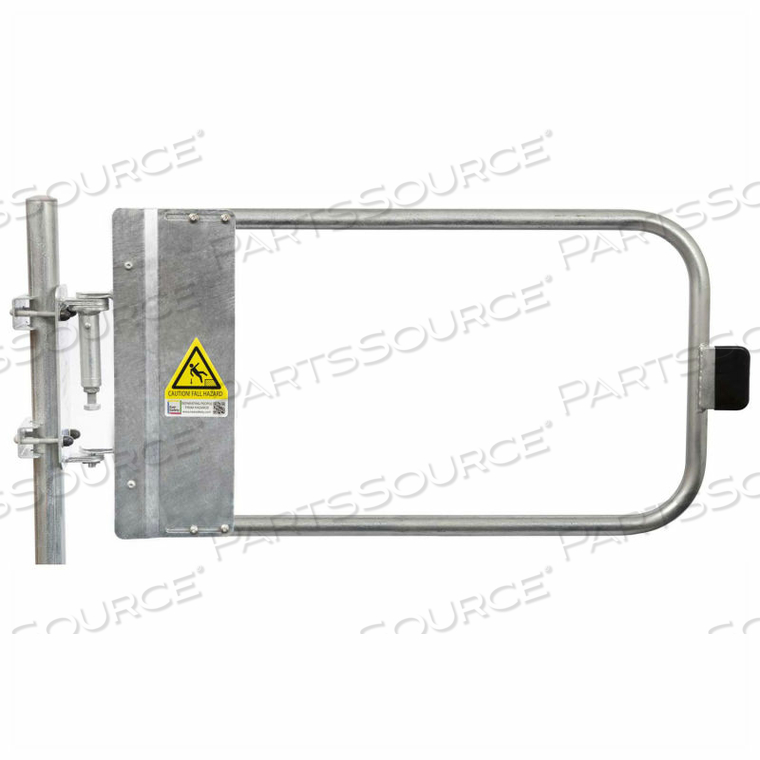 SELF-CLOSING SAFETY GATE, 38.5" - 42" LENGTH, GALVANIZED by Kee SELF-CLOSING SAFETY GATE, 38.5" - 42" LENGTH, GALVANIZED by Kee