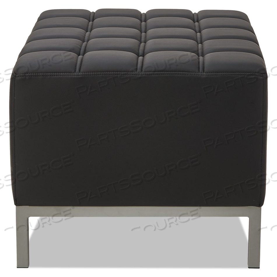 ALERA QUB SERIES OTTOMAN, 26.38W X 21.5D X 17.5H, BLACK by Alera