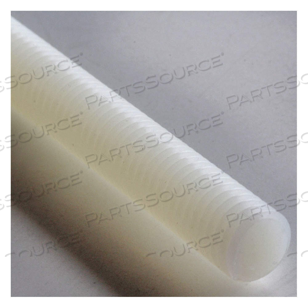 FULLY THREADED ROD, #10-32 THREAD SIZE, NYLON, 6/6, PLAIN, 2 FT OVERALL LG, #10 THREAD SIZE BROAD by Approved Vendor