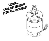 MOTOR SPINDLE ASSEMBLY 117V R/P by Clay Adams (Becton Dickinson / BD)