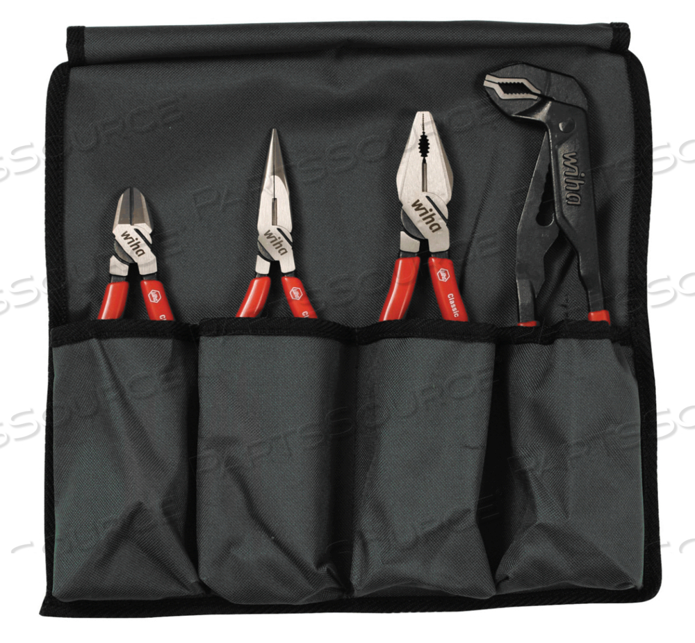PLIER SET DIPPED 4 PCS by Wiha Tools