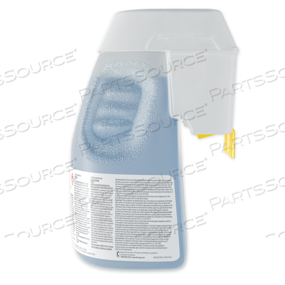 SUPREME CONCENTRATED POT AND PAN DETERGENT, FLORAL, 2.6 QT OPTIFILL SYSTEM REFILL by Suma