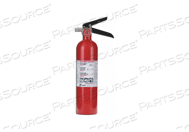 FIRE EXTINGUISHER DRY CHEMICAL 1A 10B C by Kidde FIRE EXTINGUISHER DRY CHEMICAL 1A 10B C by Kidde