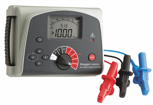 BATTERY OPERATED MEGOHMMETER 5000VDC by Megger