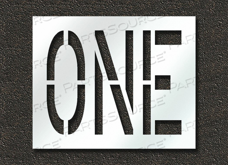 PAVEMENT STENCIL ONE by RAE Products & Chemicals Corp. PAVEMENT STENCIL ONE by RAE Products & Chemicals Corp.