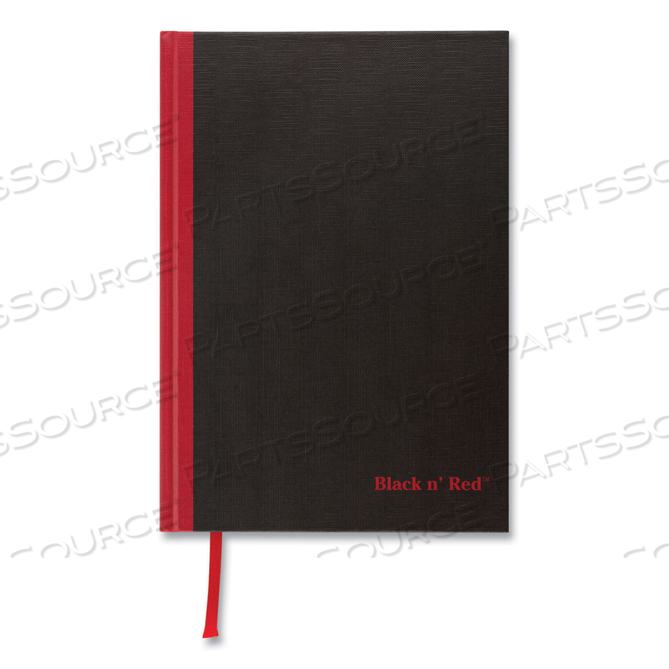 HARDCOVER CASEBOUND NOTEBOOK, SCRIBZEE COMPATIBLE, 1 SUBJECT, WIDE/LEGAL RULE, BLACK COVER, 9.75 X 6.75, 96 SHEETS 