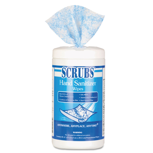 SANITIZER WIPES CANISTER 6 X 8 by Scrubs