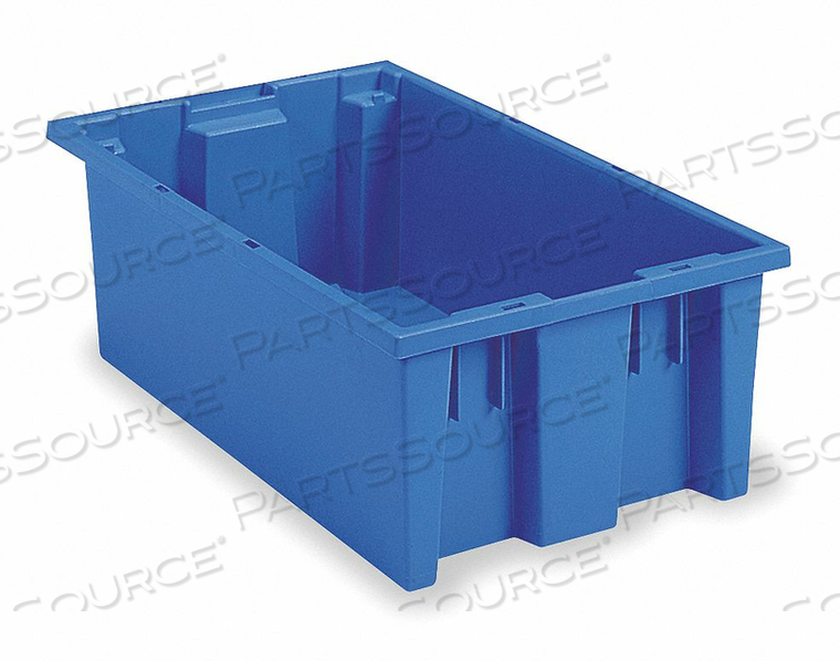 NEST AND STACK CONTAINER 18 IN L BLUE by Akro-Mils / Myers Industries, Inc NEST AND STACK CONTAINER 18 IN L BLUE by Akro-Mils / Myers Industries, Inc