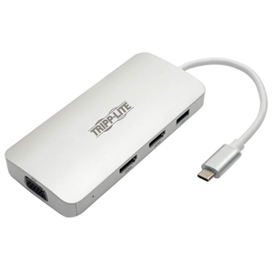 USB C DOCKING STATION W/USB HUB, 2X HDMI, VGA, PD CHARGING 1080P by Tripp Lite