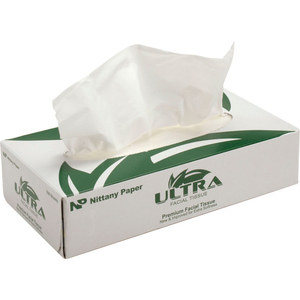 ULTRA FACIAL TISSUE FLAT BOX - 100 SHEETS/BOX, 30 BOXES/CASE by Nittany Paper Mills Inc.