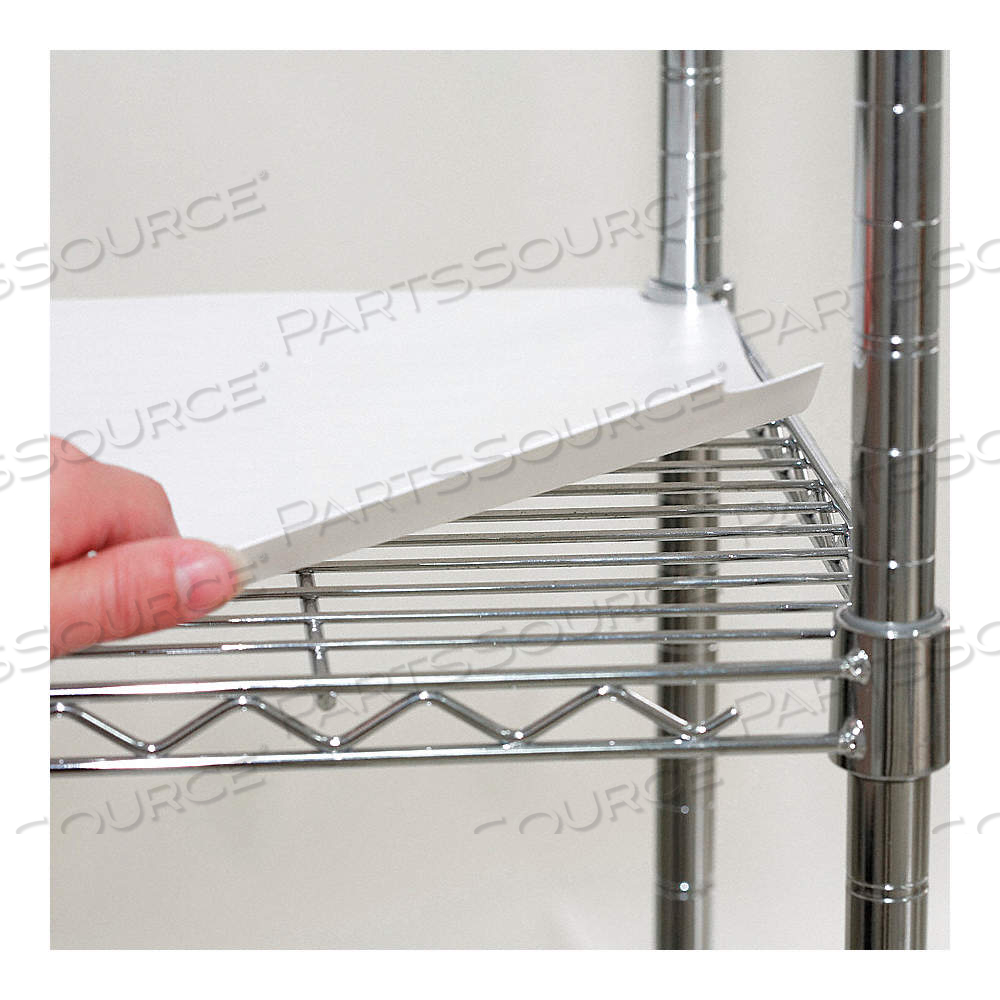 SHELF LINER, 60 IN X 18 IN X 1/64 IN, POLYPROPYLENE by Approved Vendor SHELF LINER, 60 IN X 18 IN X 1/64 IN, POLYPROPYLENE by Approved Vendor