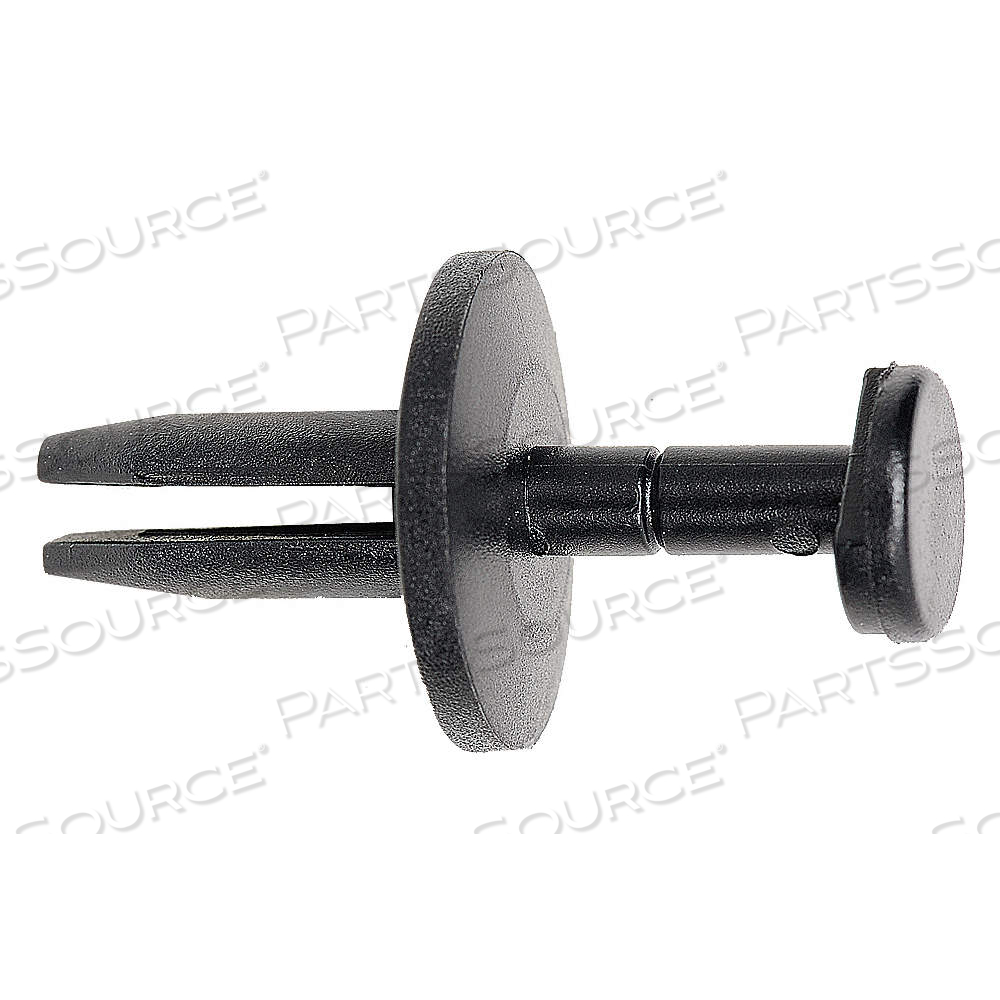 DRIVE RIVET,BLACK,FLAT, METRIC, FLAT, NYLON, BLACK by Approved Vendor