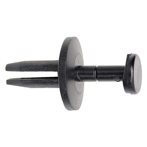 DRIVE RIVET,BLACK,FLAT, METRIC, FLAT, NYLON, BLACK by Approved Vendor