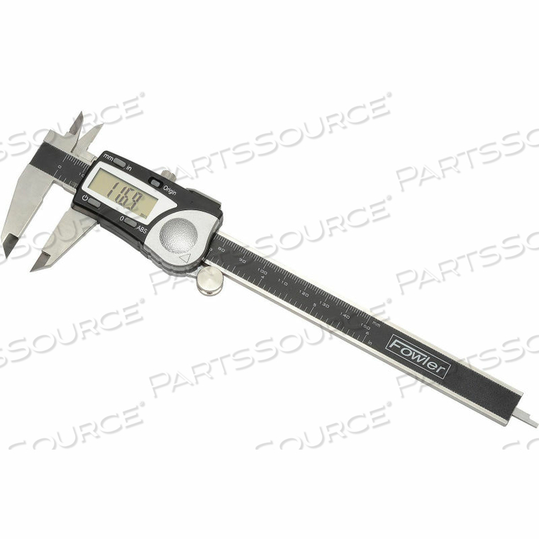 0-6''/150MM STAINLESS STEEL DIGITAL CALIPER W/ DATA OUTPUT by Fowler 0-6''/150MM STAINLESS STEEL DIGITAL CALIPER W/ DATA OUTPUT by Fowler