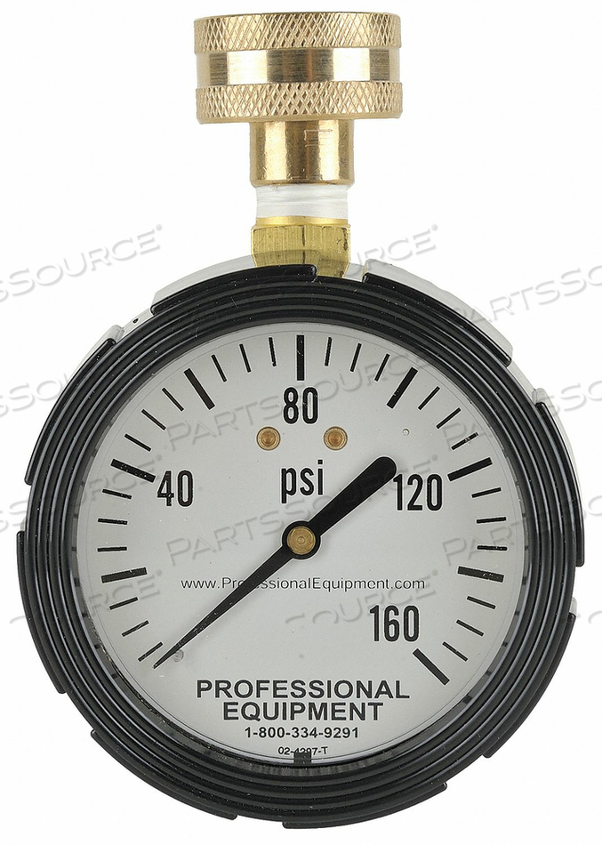 WATER PRESSURE GAUGE FREEZE PROOF by Professional Equipment