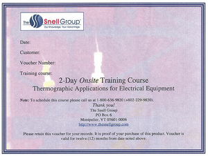 THERMOGRAPHY TRAINING ONSITE ELECTRICAL by The Snell Group THERMOGRAPHY TRAINING ONSITE ELECTRICAL by The Snell Group