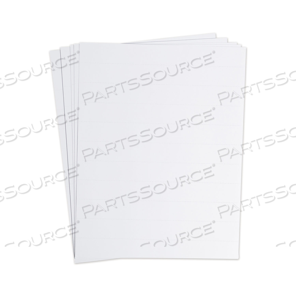 DATA CARD REPLACEMENT SHEET, 8.5 X 11 SHEETS, PERFORATED AT 1", WHITE by U Brands DATA CARD REPLACEMENT SHEET, 8.5 X 11 SHEETS, PERFORATED AT 1", WHITE by U Brands