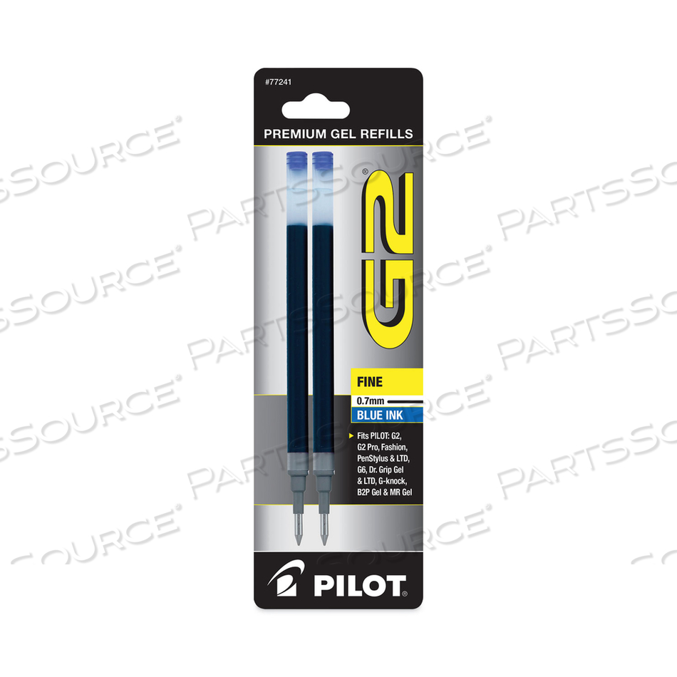 REFILL FOR PILOT B2P, DR GRIP, G2, G6, MR METROPOLITAN, PRECISE BEGREEN AND Q7 GEL PENS, FINE TIP, BLUE INK by Pilot