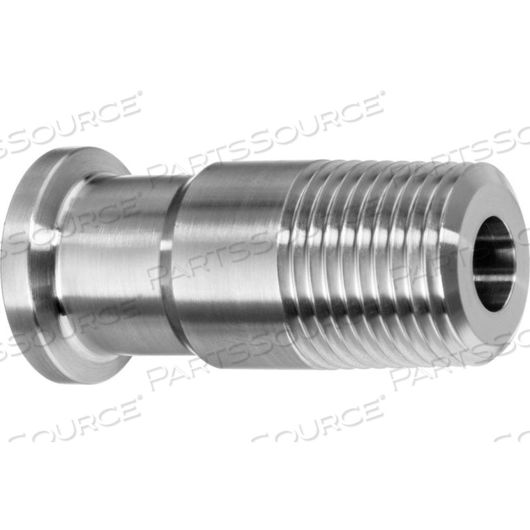 316SS STRAIGHT ADAPTERS, TUBE-TO-MNPT FOR QUICK CLAMP FITTINGS - FOR 3/4" TUBE OD X 3/4" NPT MALE 