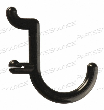 LOCKING PEGBOARD HOOKS 1 IN L BLK PK25 by Functionaire LOCKING PEGBOARD HOOKS 1 IN L BLK PK25 by Functionaire