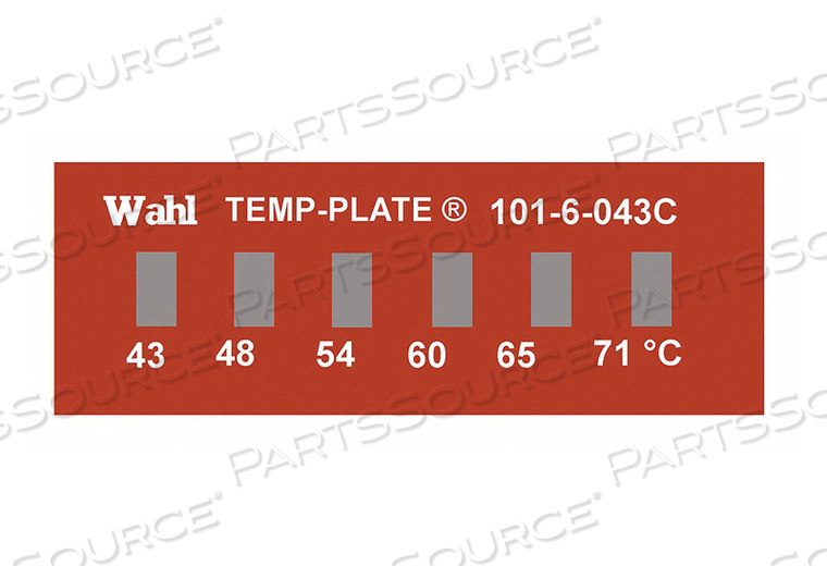 NON-REV TEMP INDICATOR MYLAR PK10 by Wahl NON-REV TEMP INDICATOR MYLAR PK10 by Wahl