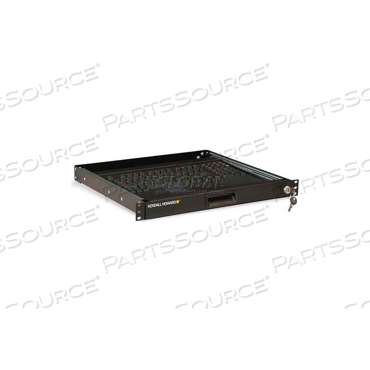 1U 2-POST RACKMOUNT KEYBOARD TRAY by Kendall Howard LLC