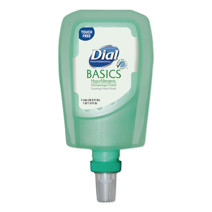 BASICS HYPOALLERGENIC FOAMING HAND WASH REFILL FOR FIT TOUCH FREE DISPENSER, HONEYSUCKLE, 1 L by Dial BASICS HYPOALLERGENIC FOAMING HAND WASH REFILL FOR FIT TOUCH FREE DISPENSER, HONEYSUCKLE, 1 L by Dial