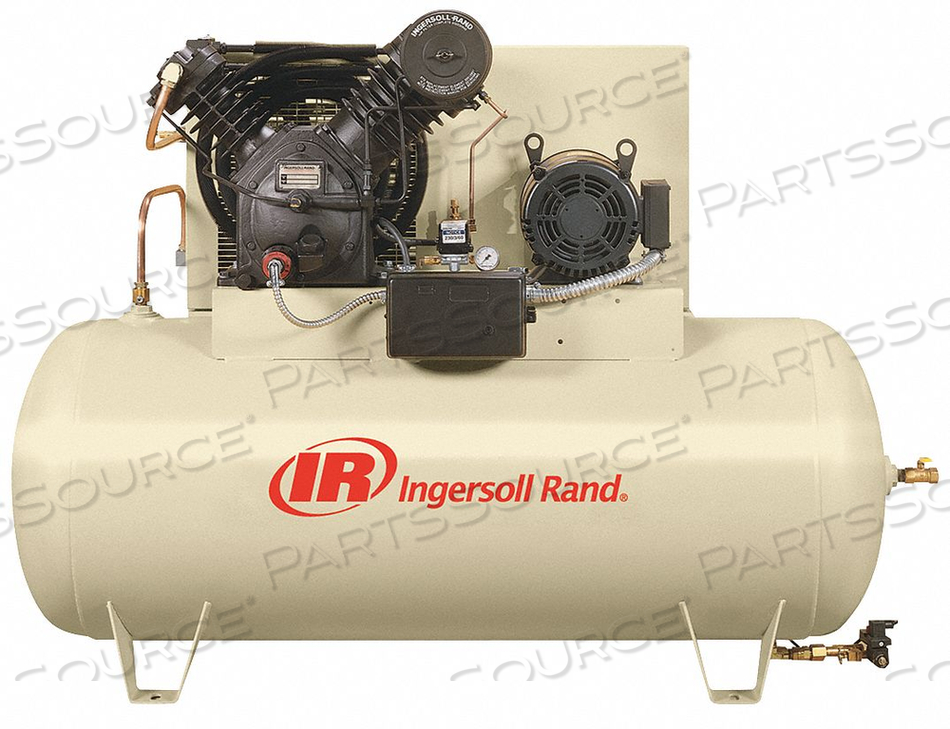 ELECTRIC AIR COMPRESSOR 10 HP 2 STAGE by Ingersoll-Rand ELECTRIC AIR COMPRESSOR 10 HP 2 STAGE by Ingersoll-Rand