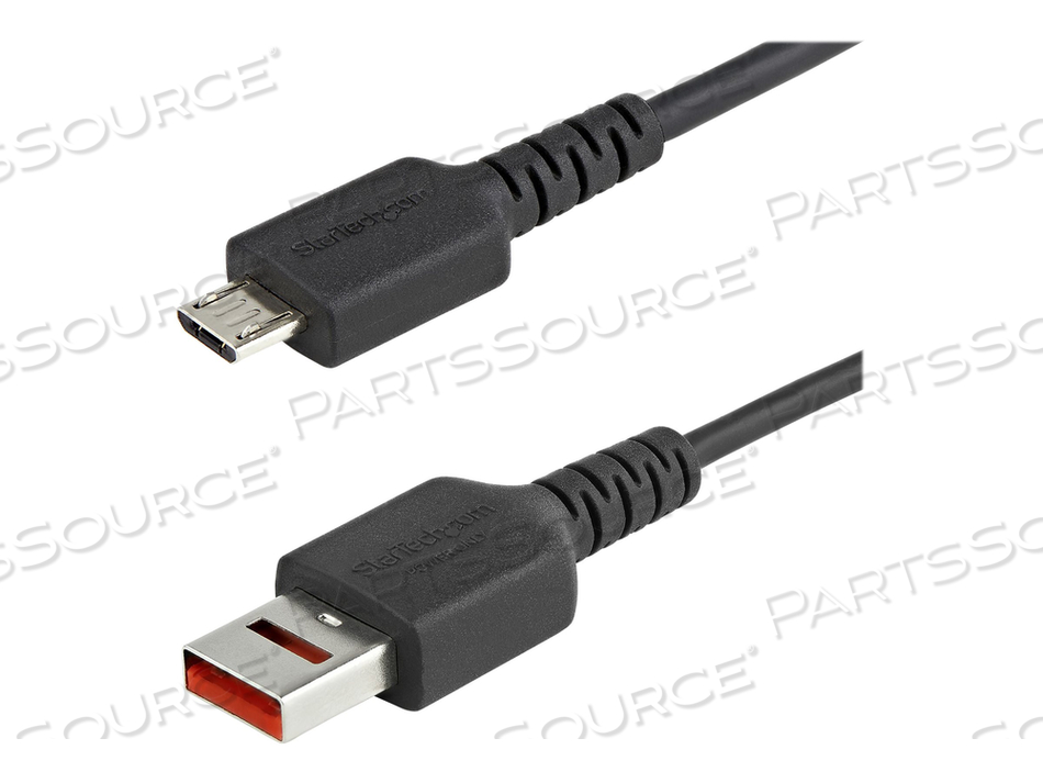 3FT (1M) SECURE CHARGING CABLE, USB-A TO MICRO USB DATA BLOCKER CHARGE-ONLY CABLE, POWER-ONLY CHARGER CABLE FOR PHONE/TABLET, DATA BLOCKING by StarTech.com Ltd. 3FT (1M) SECURE CHARGING CABLE, USB-A TO MICRO USB DATA BLOCKER CHARGE-ONLY CABLE, POWER-ONLY CHARGER CABLE FOR PHONE/TABLET, DATA BLOCKING by StarTech.com Ltd.