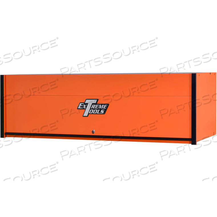 72X30 PROFESSIONAL EXTREME ORANGE POWER WORKSTATION HUTCH BLACK HANDLE by Extreme Tools Inc. 72X30 PROFESSIONAL EXTREME ORANGE POWER WORKSTATION HUTCH BLACK HANDLE by Extreme Tools Inc.