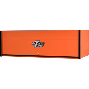 72X30 PROFESSIONAL EXTREME ORANGE POWER WORKSTATION HUTCH BLACK HANDLE by Extreme Tools Inc.