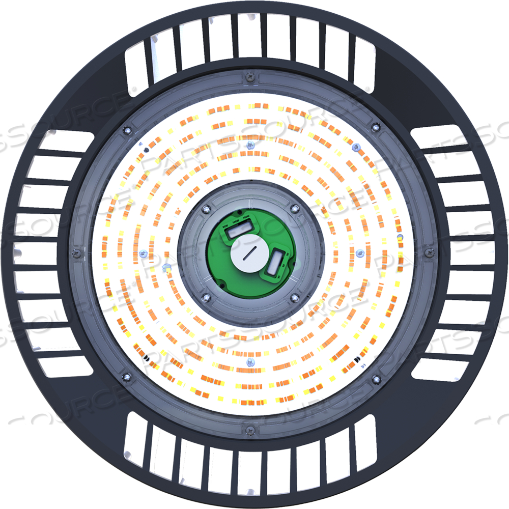 LED UFO HIGH BAY LIGHT ADJUSTABLE WATT, 180/200/250W, 150LM/W, 5000K, 100-277V, 8 FOOT CORD by LEDone