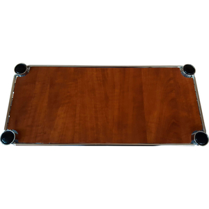 WOOD GRAIN PLASTIC SHELF LINER - 72"W X 24"D CHERRY by Chadko LLC