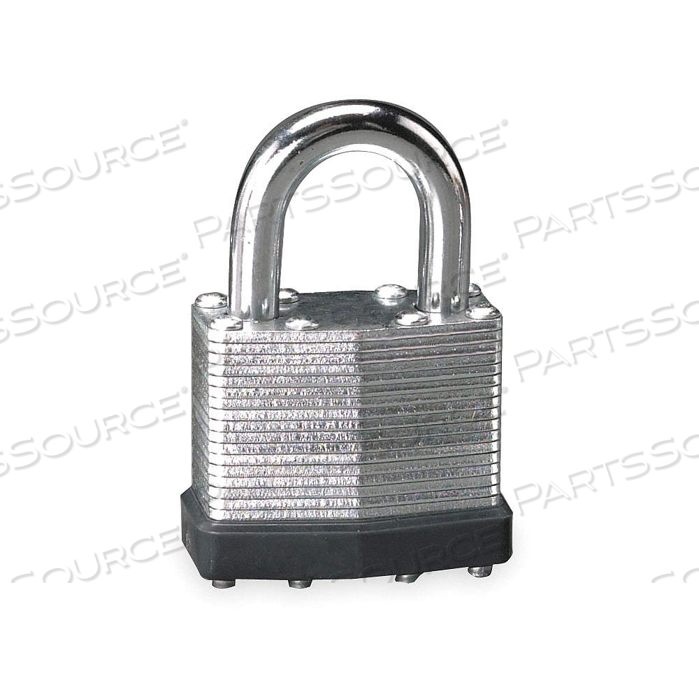 PADLOCK, 27/32 IN VERTICAL SHACKLE CLEARANCE, 27/32 IN HORIZONTAL SHACKLE CLEARANCE, GM1086 KEY by Approved Vendor