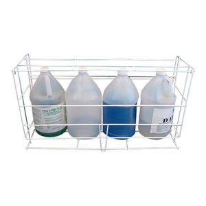 ECONOMY LOCKING RACK - WHITE HOLDSFOUR 1 GALLON JUG by TCD Parts Inc