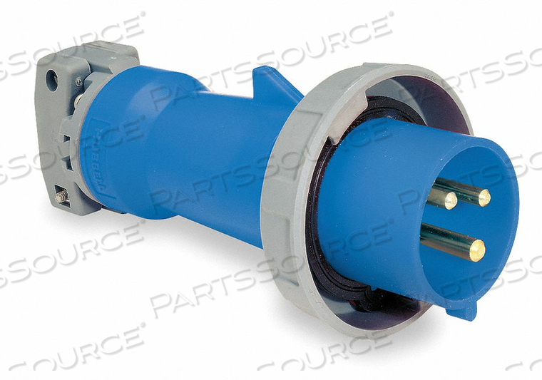 IEC PIN AND SLEEVE PLUG 2P 3W 20A 250V by Hubbell Incorporated, Wiring Device-Kellums IEC PIN AND SLEEVE PLUG 2P 3W 20A 250V by Hubbell Incorporated, Wiring Device-Kellums