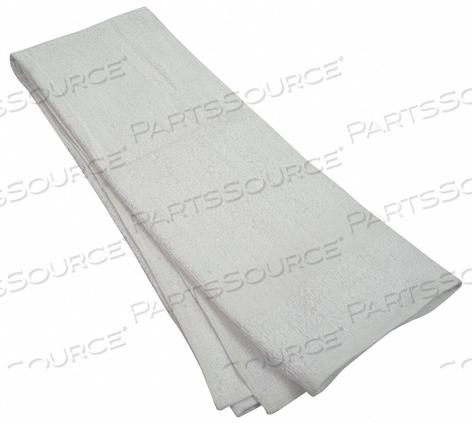 BATH TOWEL 24X48 IN. WHITE PK12 by R&R Textile Mills, Inc.