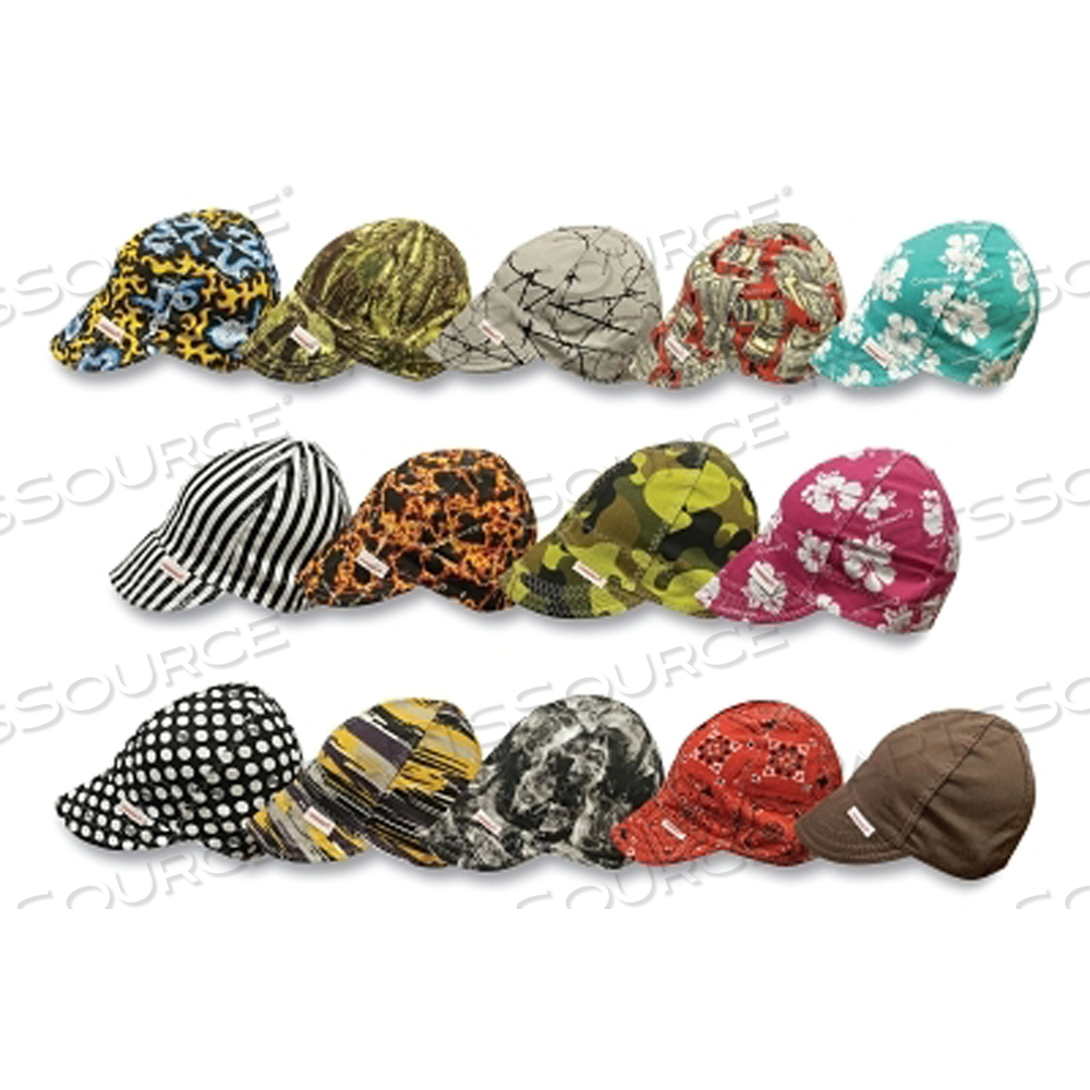 20778 COMEAUX CAPS, REVERSIBLE CAP, ASSORTED DESIGNS, 7 7/8" by Comeaux Caps