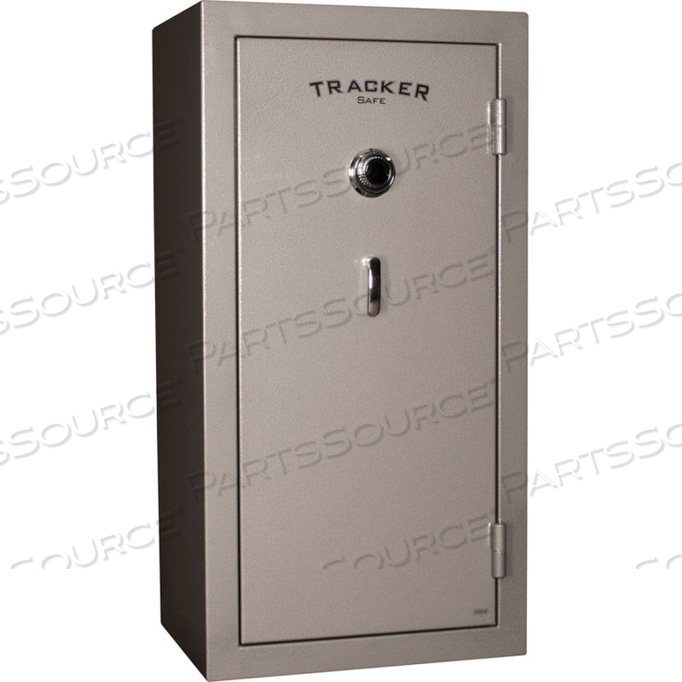 GUN SAFE TS24 WITH MECHANICAL LOCK - 30 MIN. FIRE RATING 30X24X59 - 24 GUN CAP. GRAY by Tracker Safe GUN SAFE TS24 WITH MECHANICAL LOCK - 30 MIN. FIRE RATING 30X24X59 - 24 GUN CAP. GRAY by Tracker Safe