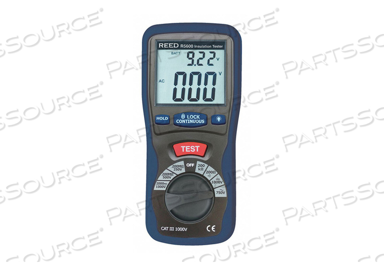 INSULATION/RESISTANCE METER by Reed Instruments