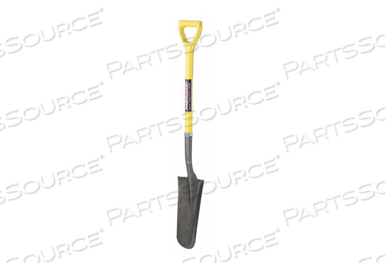DRAIN SPADE, PRODUCT TYPE STANDARD SHOVEL, BLADE TYPE DRAIN SPADE, BLADE MATERIAL STEEL, BLADE LENGTH 14 IN, BLADE WIDTH 5 3/4 IN, GAUGE 14 by Westward DRAIN SPADE, PRODUCT TYPE STANDARD SHOVEL, BLADE TYPE DRAIN SPADE, BLADE MATERIAL STEEL, BLADE LENGTH 14 IN, BLADE WIDTH 5 3/4 IN, GAUGE 14 by Westward