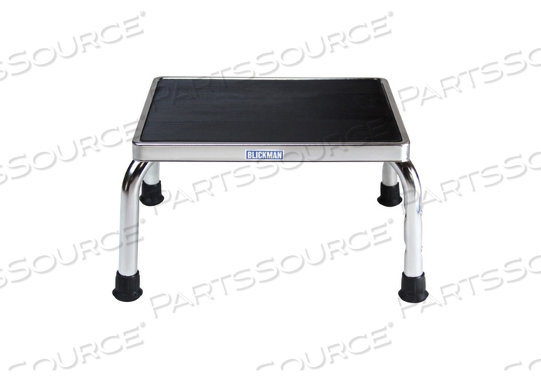 STEP STOOL 1250 CHROME W/O HANDRAIL W/MOUNTING HOLES by Blickman STEP STOOL 1250 CHROME W/O HANDRAIL W/MOUNTING HOLES by Blickman