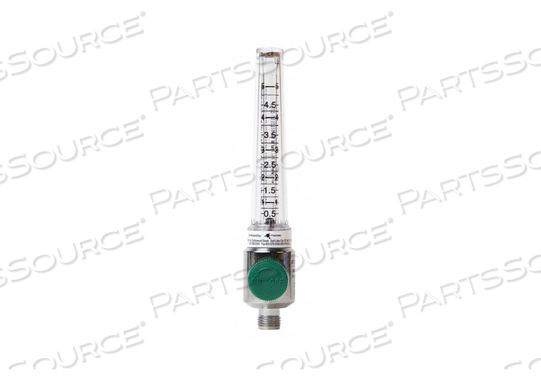 ASSY, 0-5 LPM FLOWMETER W/PURITAN QC ASSY, 0-5 LPM FLOWMETER W/PURITAN QC
