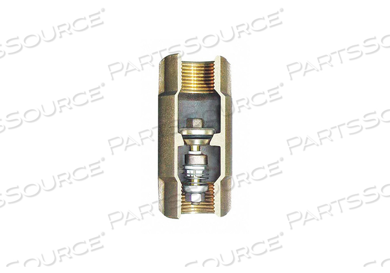SPRING CHECK VALVE BRONZE 1 FNPT by Simmons SPRING CHECK VALVE BRONZE 1 FNPT by Simmons
